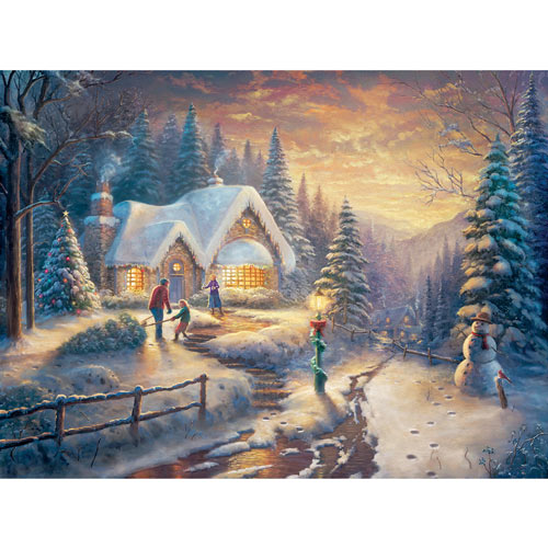 Country Christmas Homecoming 1000 Piece Jigsaw Puzzle