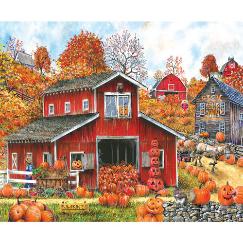 Pick Your Own Pumpkin 1000 Piece Jigsaw Puzzle
