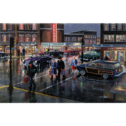 Christmas Crosswalk 550 Piece Jigsaw Puzzle