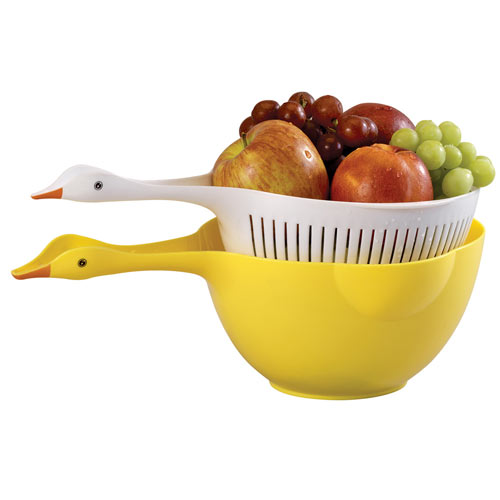 Duck Strainer and Bowl