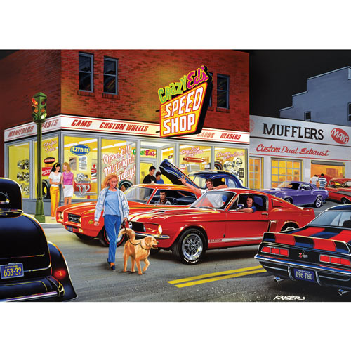 Crazy Ed's Speed Shop 1000 Pieces Jigsaw Puzzle