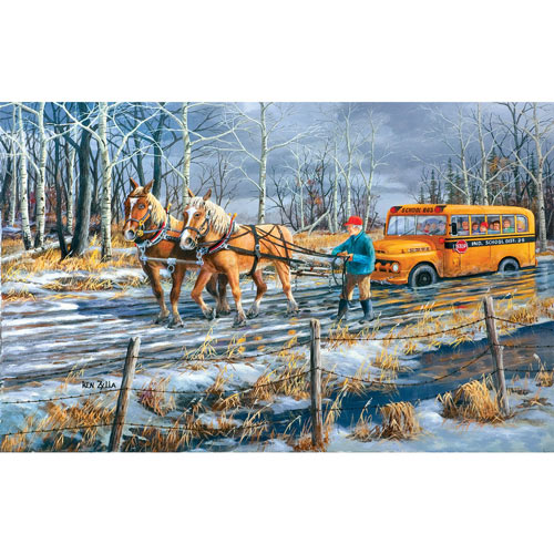 Spring Break Up 550 Piece Jigsaw Puzzle