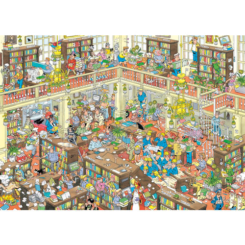 The Library 1000 Piece Jigsaw Puzzle