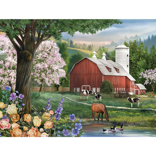 Spring Morning 300 Large Piece Jigsaw Puzzle