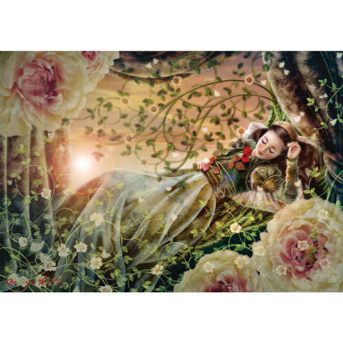 The Briar Rose 300 Large Piece Jigsaw Puzzle