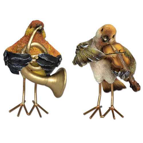Musical Birds Statues