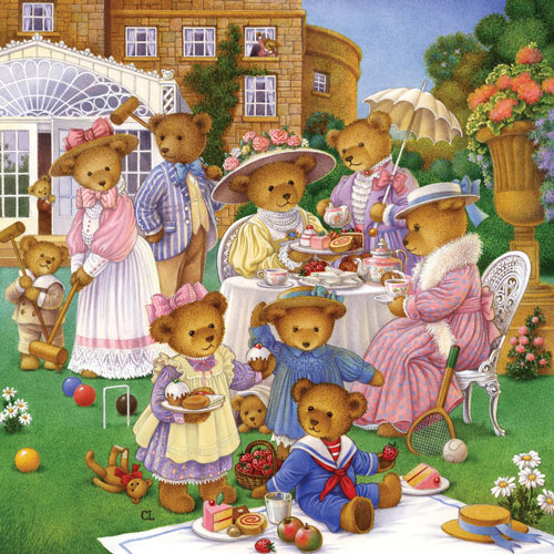 The Tea Party 300 Large Piece Jigsaw Puzzle