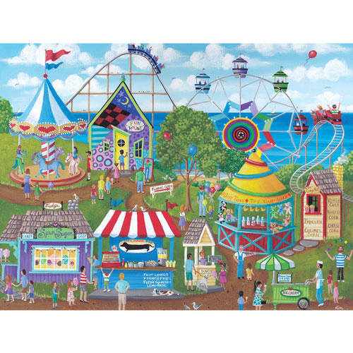 Carnival At The Coast 500 Piece Jigsaw Puzzle