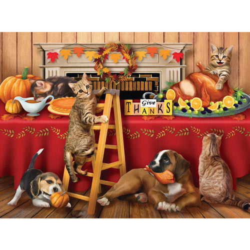 Give Thanks 300 Large Piece Jigsaw Puzzle