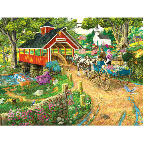 Home at the End of the Day 300 Large Piece Jigsaw Puzzle