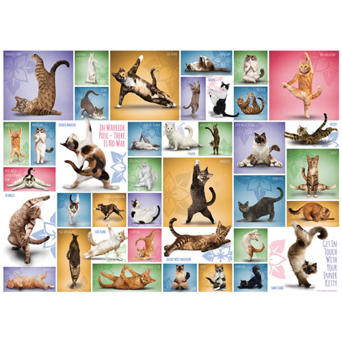 Yoga Cats 1000 Piece Jigsaw Puzzle
