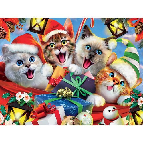 Cats in Hats Selfie 550 Piece Jigsaw Puzzle