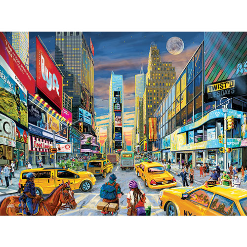 Times Square Intersection 300 Large Piece Jigsaw Puzzle