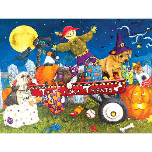 Halloween Puppies 300 Large Piece Jigsaw Puzzle