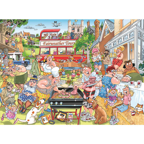 A Typical British BBQ 1000 Piece Wasgij Puzzle
