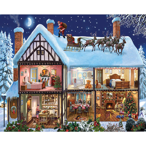Christmas House 1000 Piece Jigsaw Puzzle