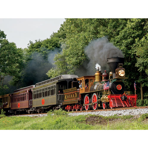 Forest Train Ride 750 Piece Jigsaw Puzzle