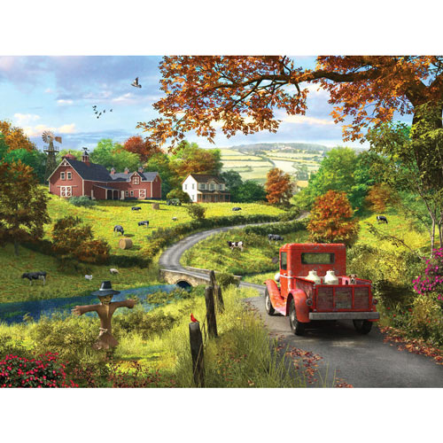 The Country Drive 1000 Piece Jigsaw Puzzle