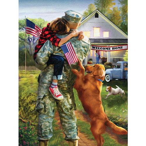 A Warm Welcome Home 300 Large Piece Jigsaw Puzzle