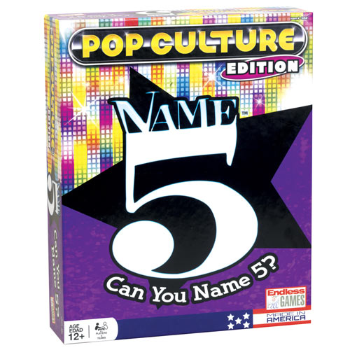 Name 5 Pop Culture Edition