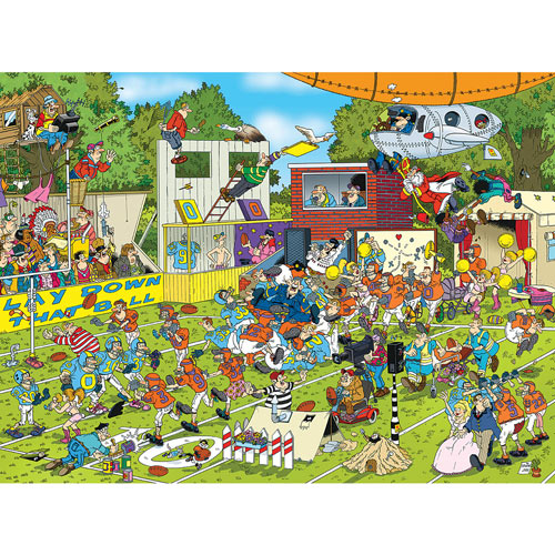 Chaos on the Field 1000 Piece Jigsaw puzzle