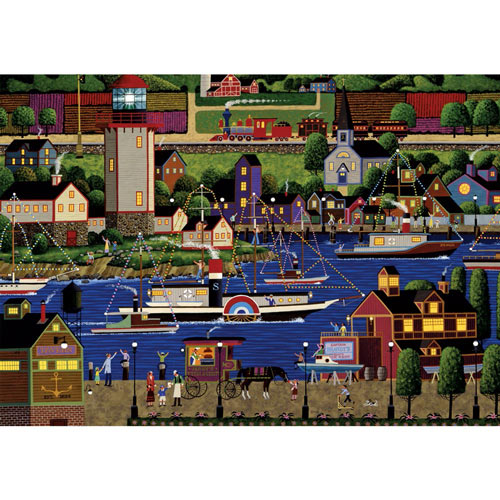 Holiday Boat Parade 1000 Piece Jigsaw Puzzle