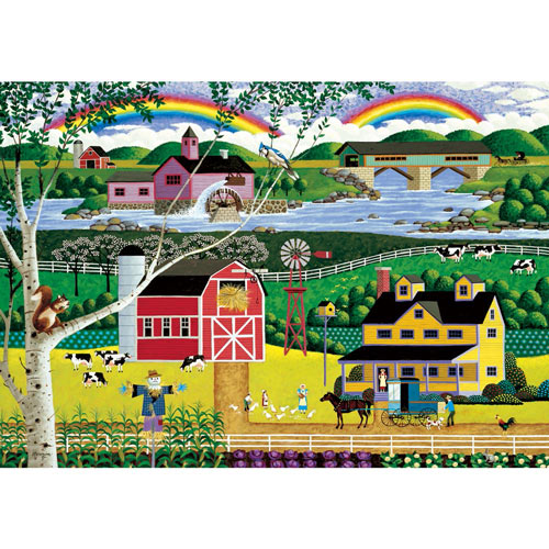 Double Rainbow 1000 Piece Jigsaw Puzzle