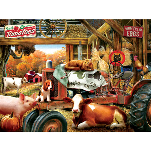 Barn House Meeting 1000 Piece Jigsaw Puzzle