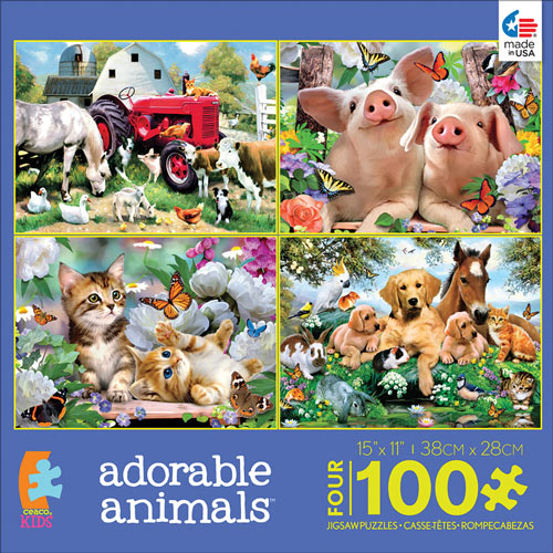 Adorable Animals 4-in-1 Multi Pack Set