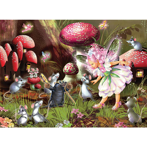 Fairy, Mice and Mole 100 Piece Jigsaw Puzzle