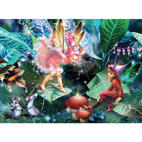 Fairy, Elf and Mice 100 Piece Jigsaw Puzzle