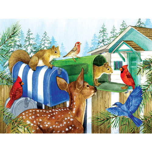 Rural Mailboxes 300 Large Piece Jigsaw Puzzle