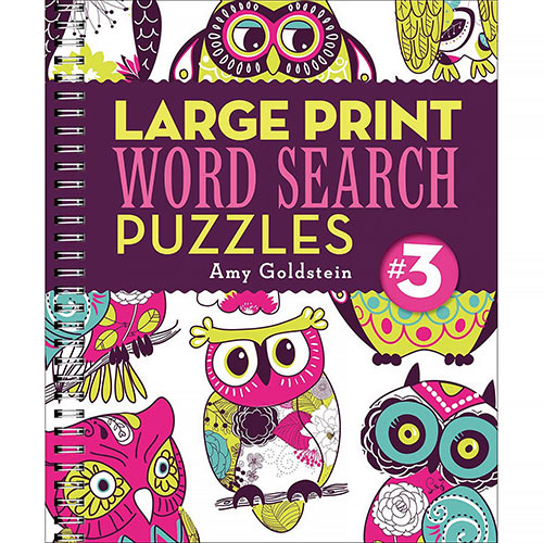 Large Print Word Search Puzzles #3