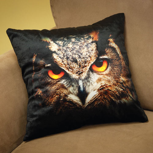 Light-Up Owl Pillow