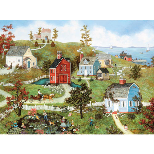 Village at the Bay 1000 Piece Jigsaw Puzzle