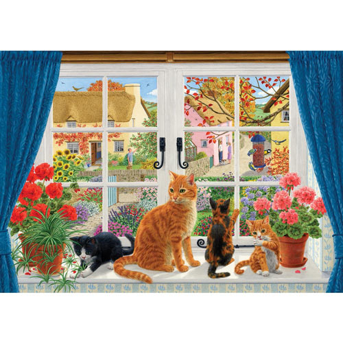 In the Window 300 Large Piece Jigsaw Puzzle