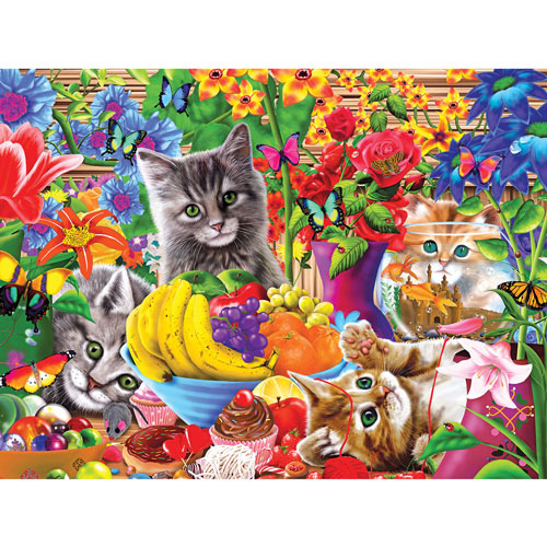 Curious Kittens 500 Piece Jigsaw Puzzle