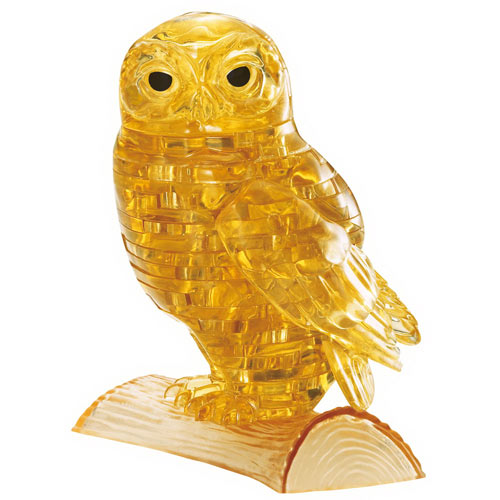3D Crystal Perched Owl Puzzle