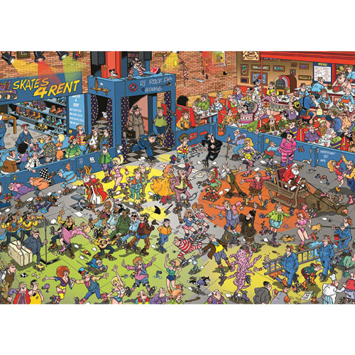 The Roller Disco 1000 Piece Jigsaw Puzzle