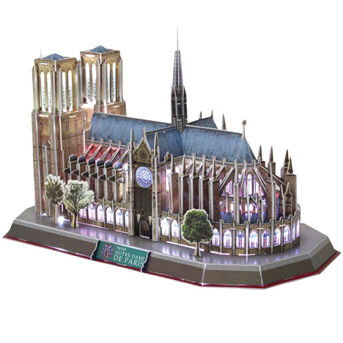3D Notre Dame Cathedral Puzzle