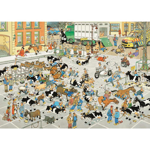 The Cattle Market 1000 Piece Jigsaw Puzzle