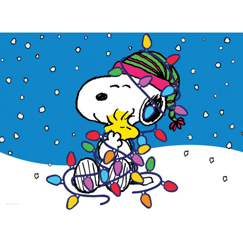 Holiday Snoopy 100 Large Piece Jigsaw Puzzle