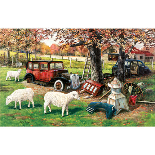Out to Pasture 550 Piece Jigsaw Puzzle