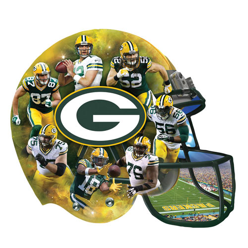 Packers 500 Piece Shaped Jigsaw Puzzle