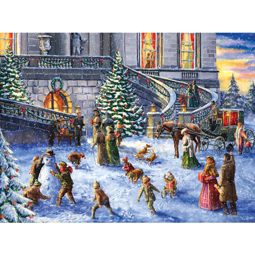 A Traditional English Christmas 300 Large Piece Jigsaw Puzzle