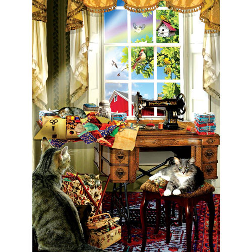 The Sewing Room 300 Large Piece Jigsaw Puzzle