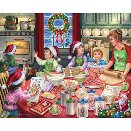 Gingerbread Party 1000 Piece Jigsaw Puzzle