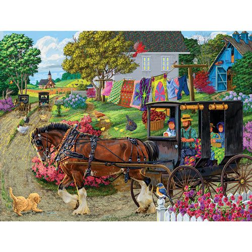 Morning Canter 300 Large Piece Jigsaw Puzzle