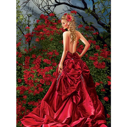 Tais in Red 1000 Piece Jigsaw Puzzle