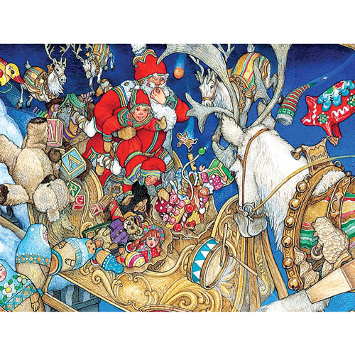Santa's Toys 300 Large Piece Jigsaw Puzzle
